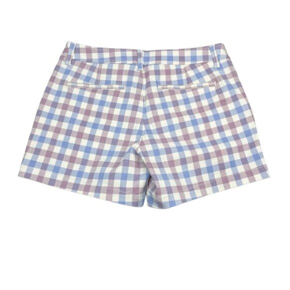 NWT MARKET & SPRUCE Checkered Chino Shorts Sz 8 Multicolor - Picture 5 of 5